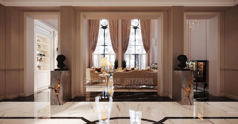 Đá lát nền đẹp cao cấp cho biệt thự Vinhomes Imperia Hải Phòng. thiết kế thi công nội thất cao cấp