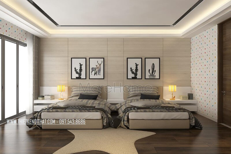 Giường ngủ hiện đại Giường ngủ hiện đại