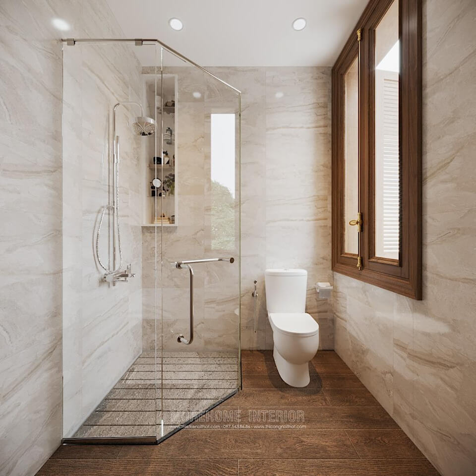 Vách tắm kính đứng cường lực 12 ly, mang lại cho bạn và gia đình không gian buồng tắm sảng khoái Mẫu vách kính phòng tắm đứng đẹp