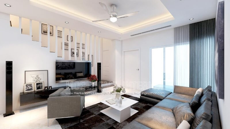 Bàn trà làm từ gỗ công nghiệp sơn trắng, nhã nhặn tinh tế phù hợp phòng khách chung cư, nhà phố. Tư vấn chọn lựa các mẫu thiết kế bàn trà phòng khách đẹp độc đáo